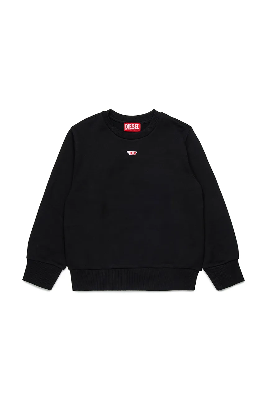 

SGINND OVER SWEAT-SHIRT детская хлопковая толстовка Diesel, черный