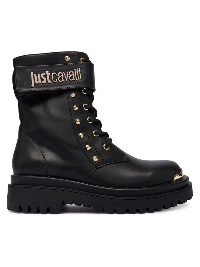 Ботильоны на шнуровке 79RA3S93 ZSD53 Just Cavalli, черный