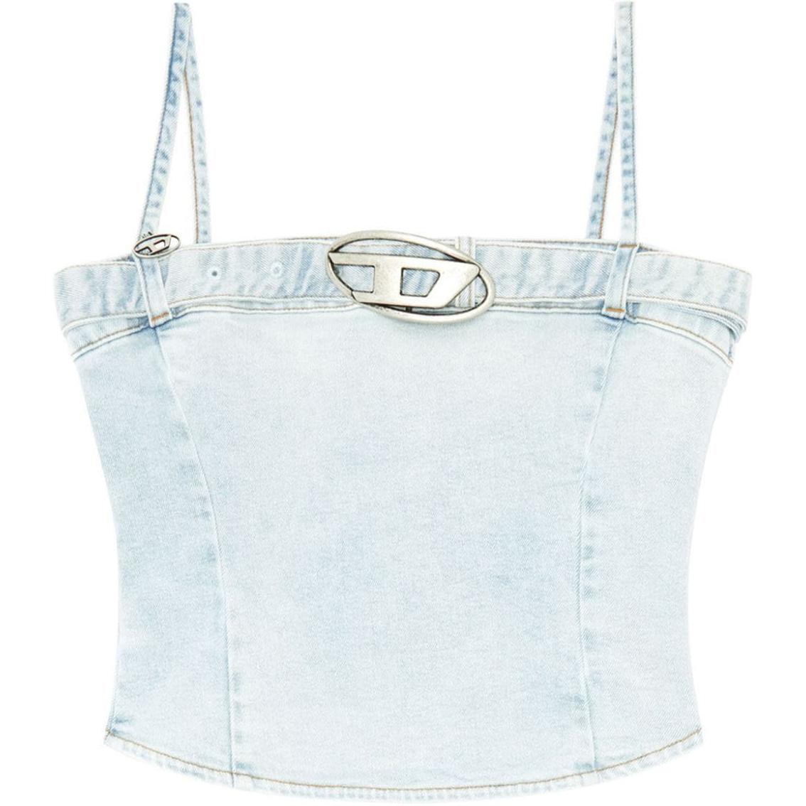 De Lucy S Denim Tank Top DIESEL, Светло-голубой — фото 2