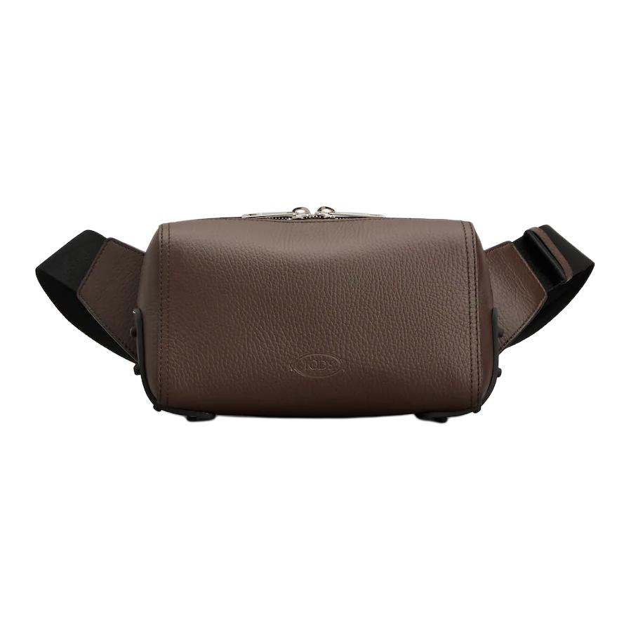 

TOD'S Мини-кроссбоди из телячьей кожи унисекс brown