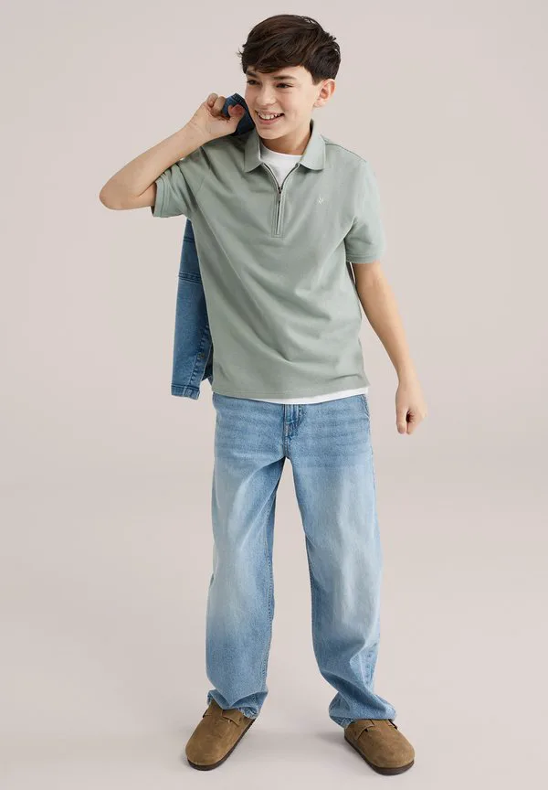 Рубашка поло We Fashion, Greyish Green