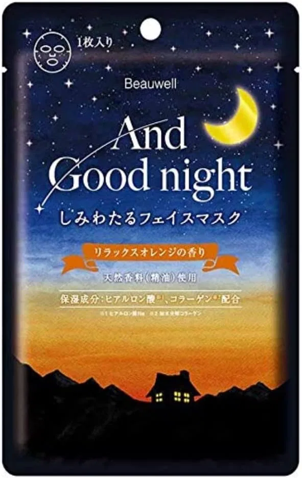 Маска для лица Andgoodnight — Увлажняющая Relaxing Orange, 25 мл