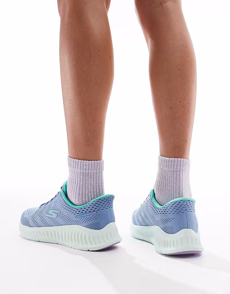 Кроссовки Skechers Go walk now khloe синего цвета — фото 4