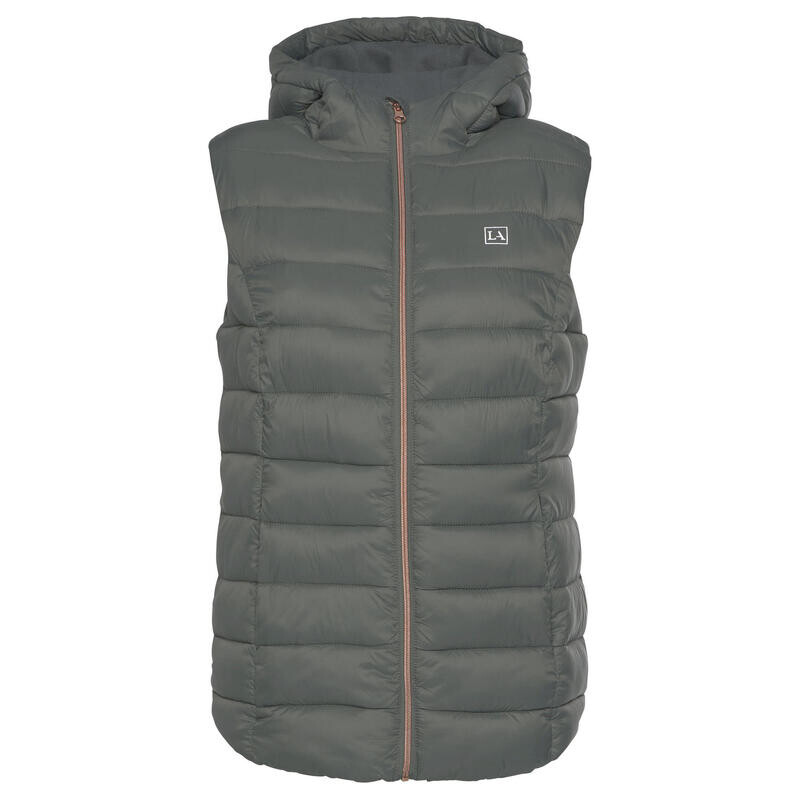 

Стеганый жилет Lascana Active, серый