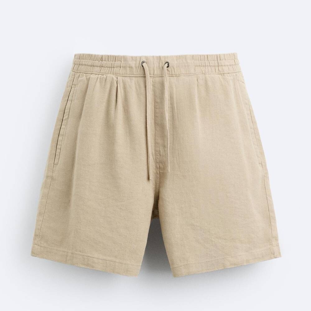

Шорты Zara Linen - Cotton, песочный