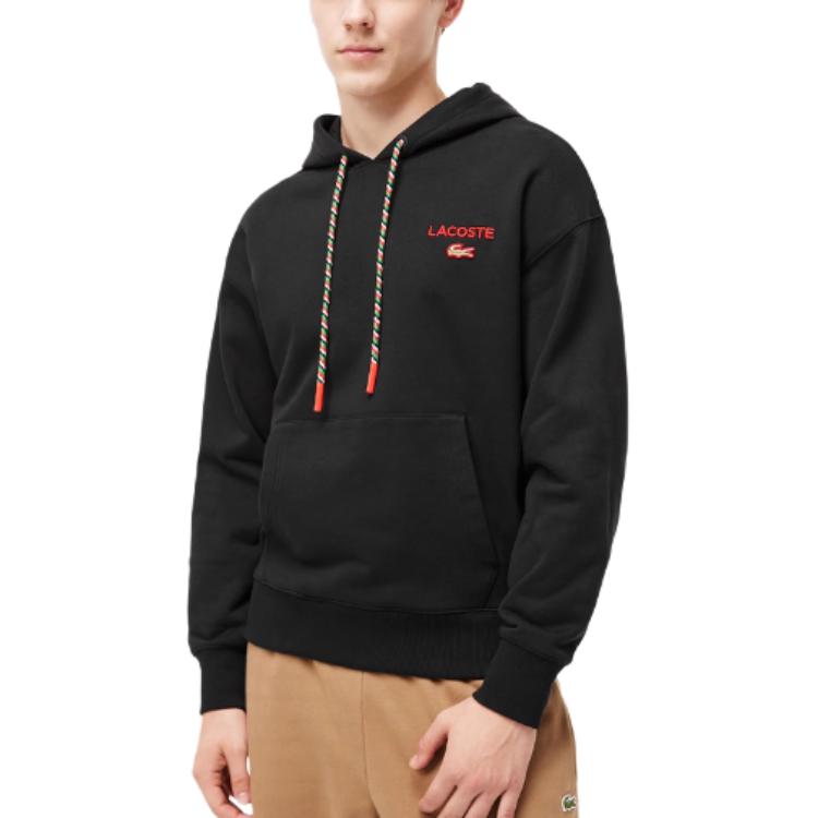 Толстовка LACOSTE Auspicious Snake New Year Collection, черная — фото 4