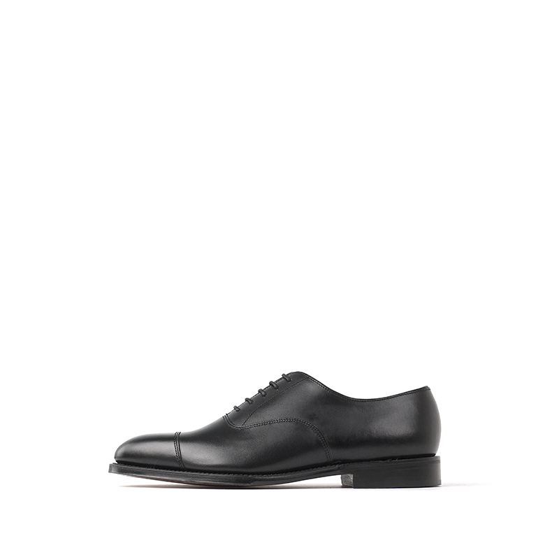 

LOAKE Мужские туфли для костюма черные с темно-коричневым низкий каблук, цвет Dark Brown
