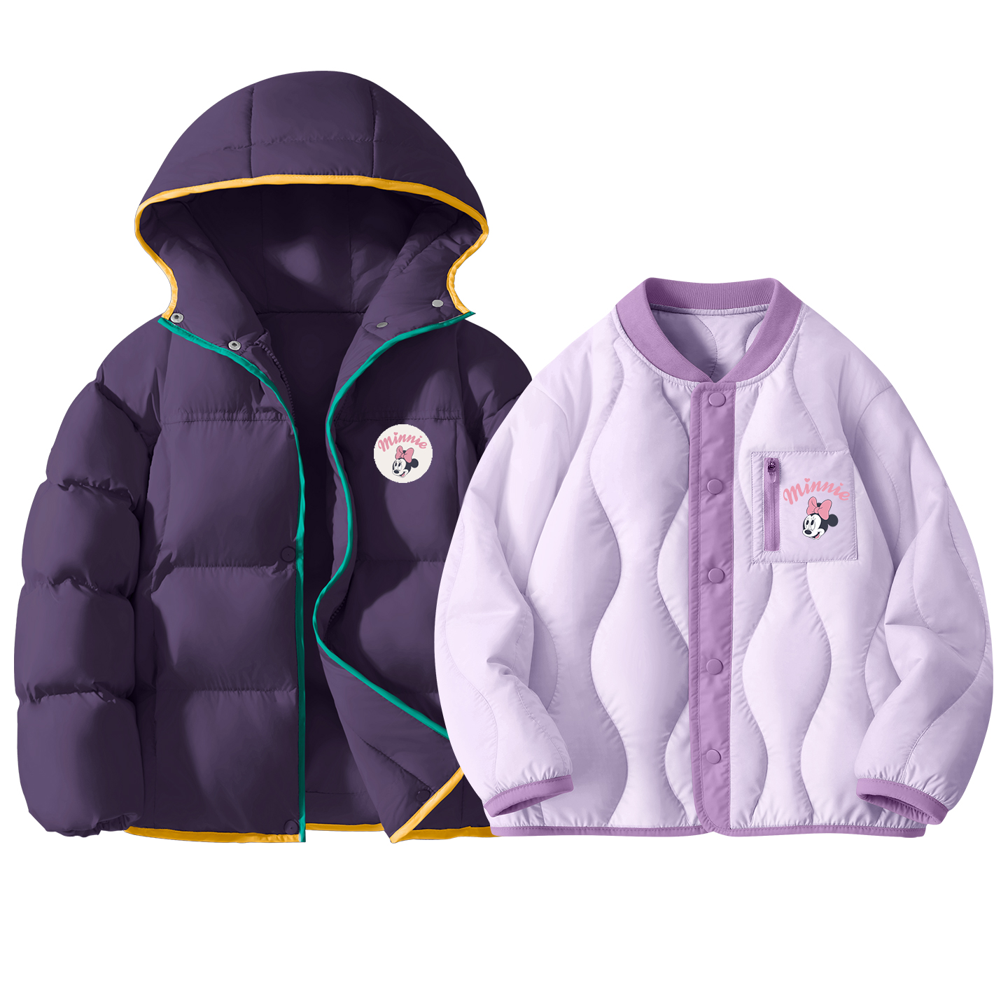 

Утепленная куртка 2-предметный комплект для детей Disney, [thickened and fleece-lined]dini round hook-and-loop k темно-синий фиолетовый+silicone eye-lifting k фиолетовый