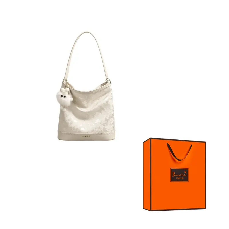 

PAYOT Сумка-шоппер, нейлон с искусственной кожей, женская, ecru