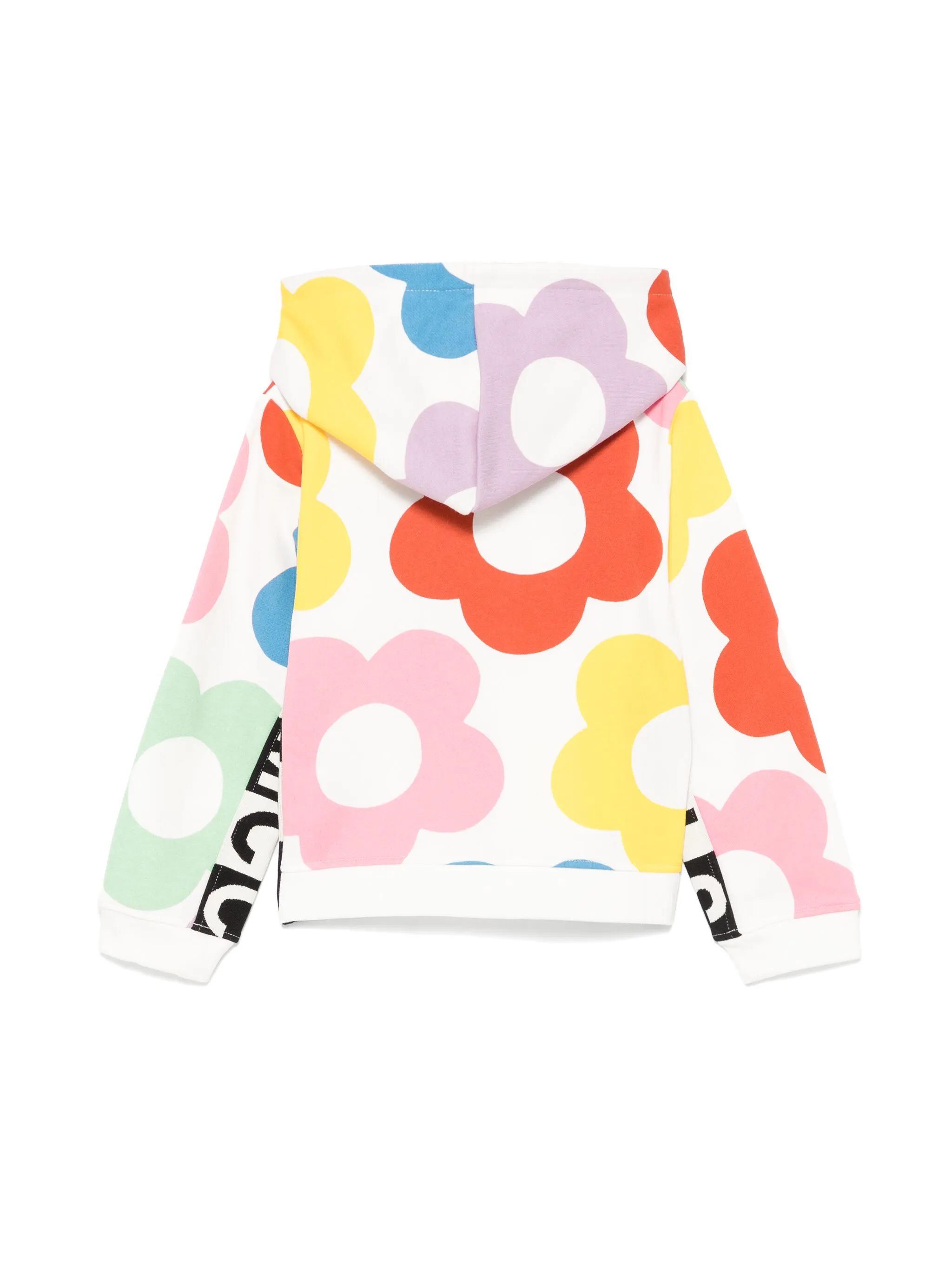 Худи с цветочным принтом Stella Mccartney Kids, белый — фото 2