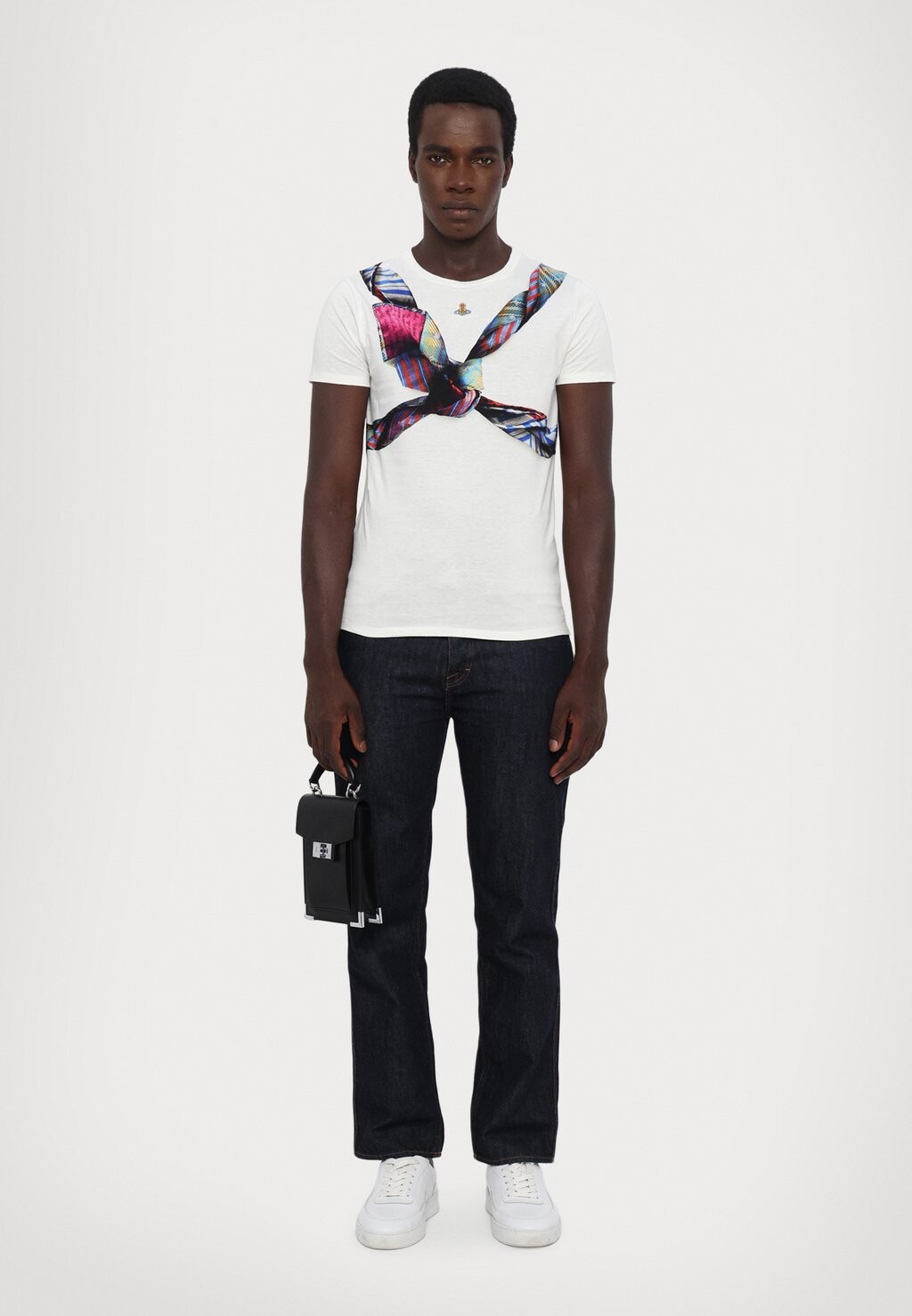 

Футболка с принтом TIE BONDAGE PERU' UNISEX Vivienne Westwood, белый