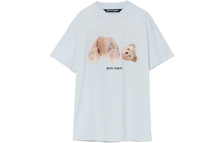 

Футболка с логотипом Teddy Bear Palm Angels, синий
