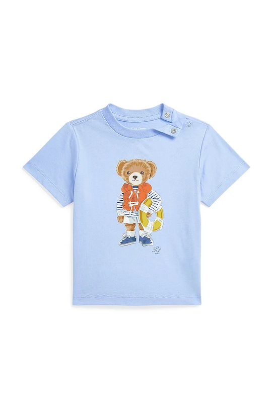 

Хлопковая футболка для малышей Polo Ralph Lauren, синий