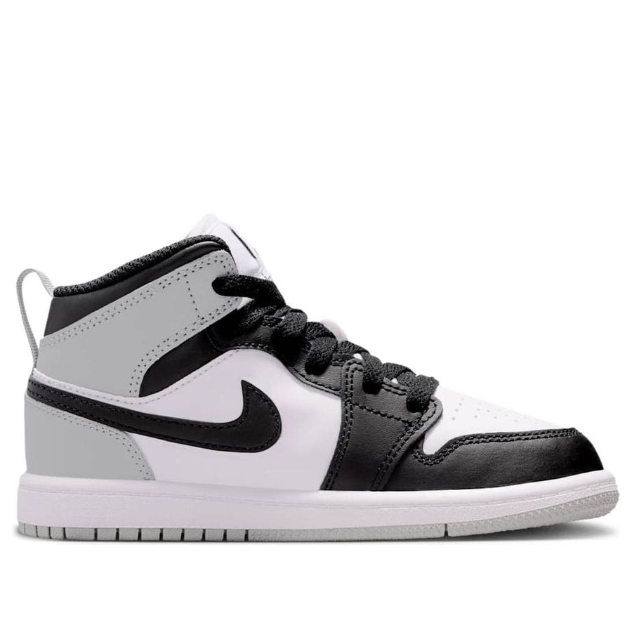 Кроссовки (PS) Air Jordan 1 Mid 'Barons', серый — фото 2