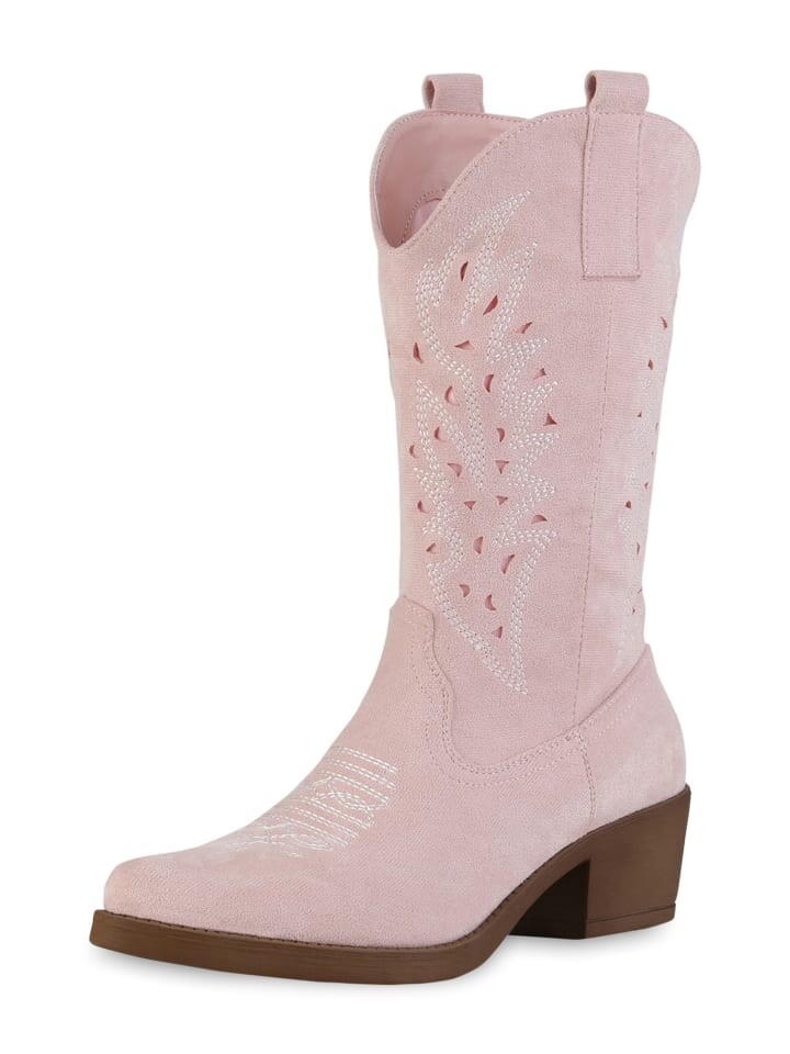

Сапоги VAN HILL Cowboy Isabella, цвет rosa velours