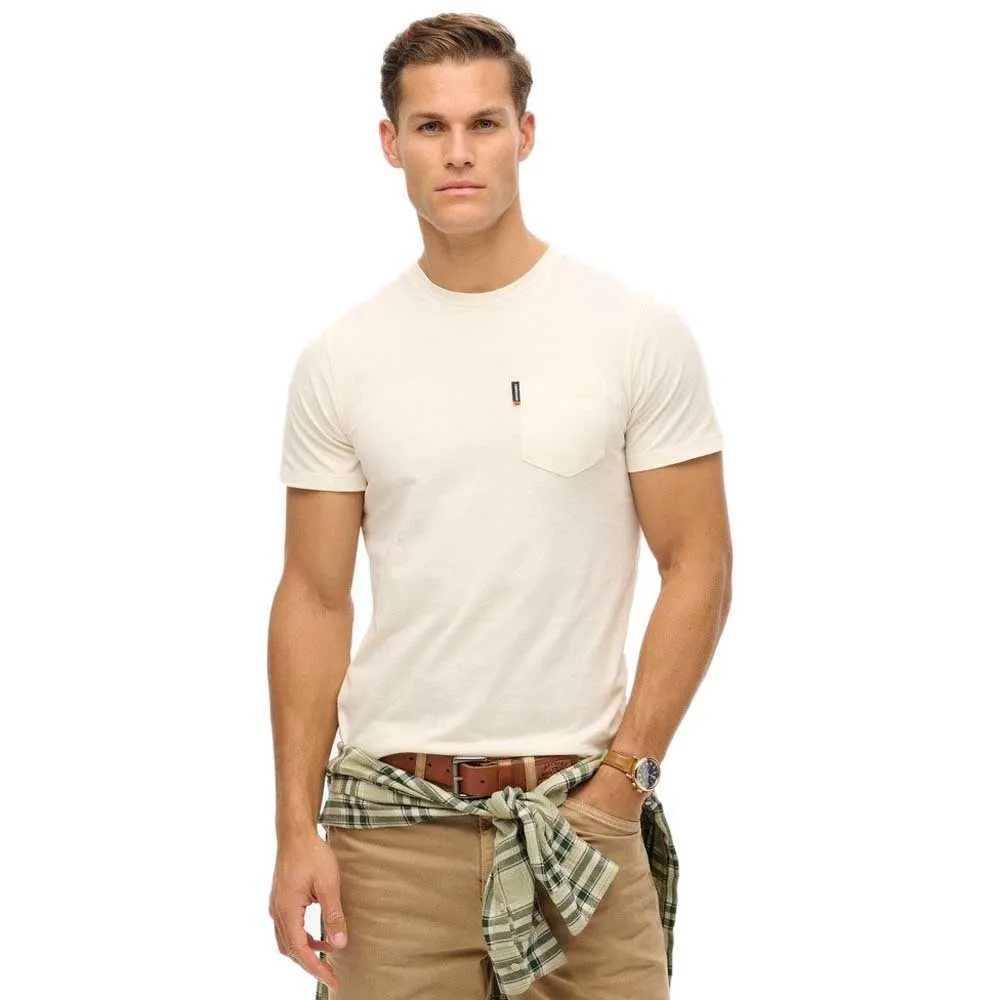 

Футболка с коротким рукавом Superdry Classic Essential Pocket, белый