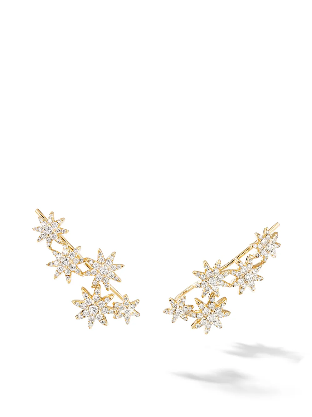 

Серьги Starburst из желтого золота с бриллиантами (23 мм) David Yurman, золотой