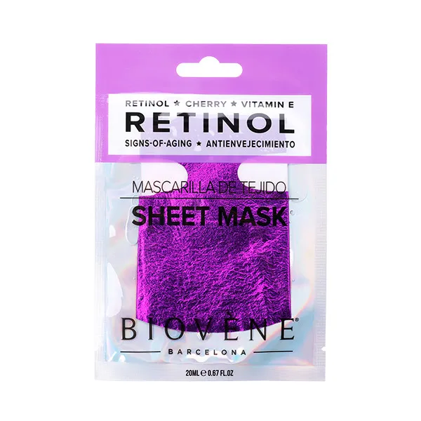 

Тканевая маска антивозрастная Retinol Biovene, 1 UD