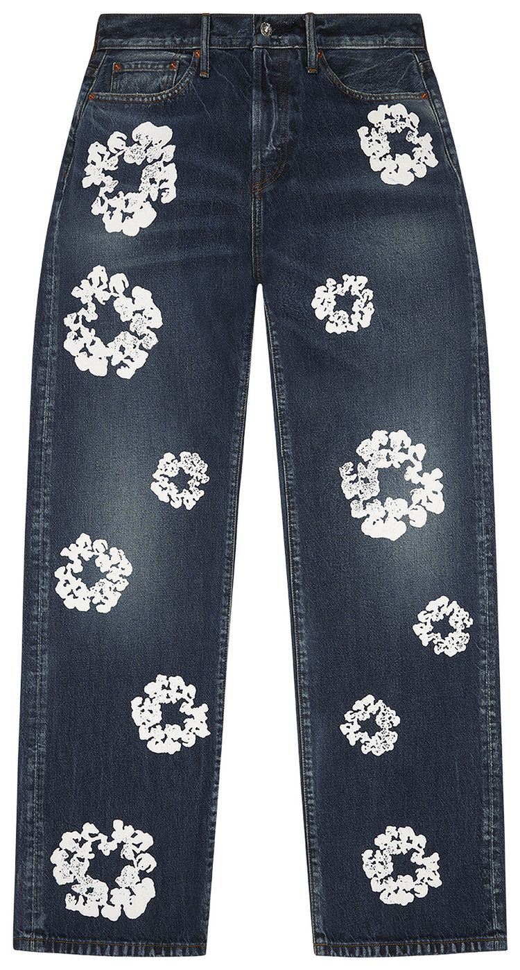 

Джинсовые брюки Denim Tears Baggy Cotton Wreath Denim Pant, синий