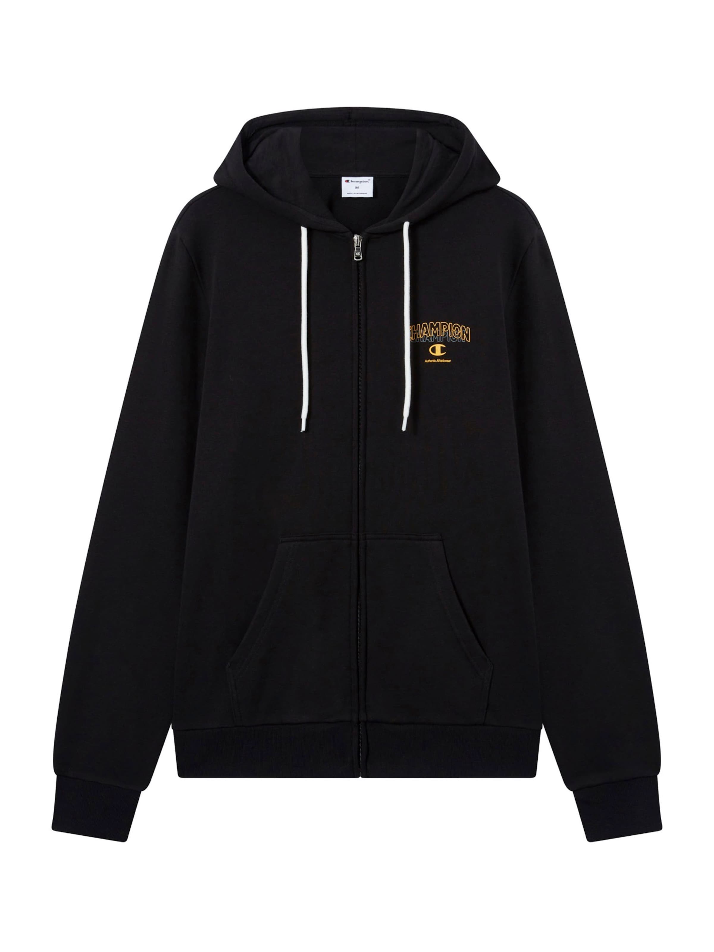 

Champion Authentic Athletic Apparel Худи на молнии в черном цвете