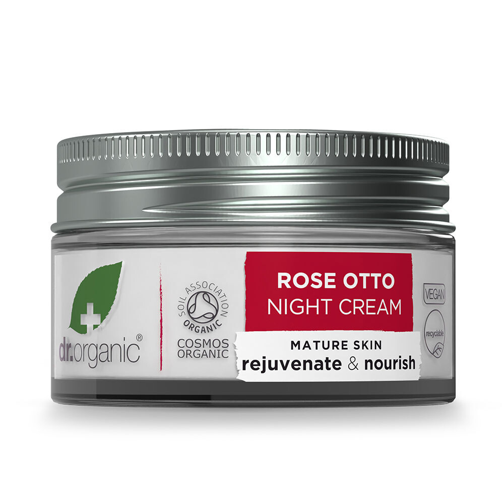 

Увлажняющий крем для ухода за лицом Crema noche rose otto Dr. organic, 50 мл