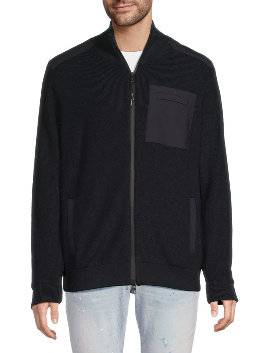 

Куртка Larsen Ribbed Zip Brax, темно-синий
