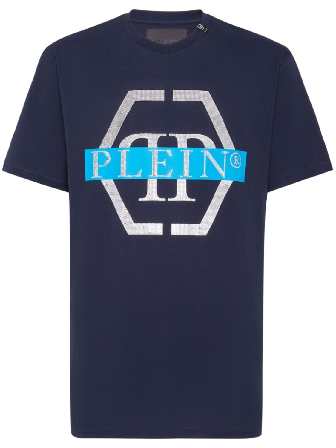 

Philipp Plein футболка с принтом PP Tape, синий