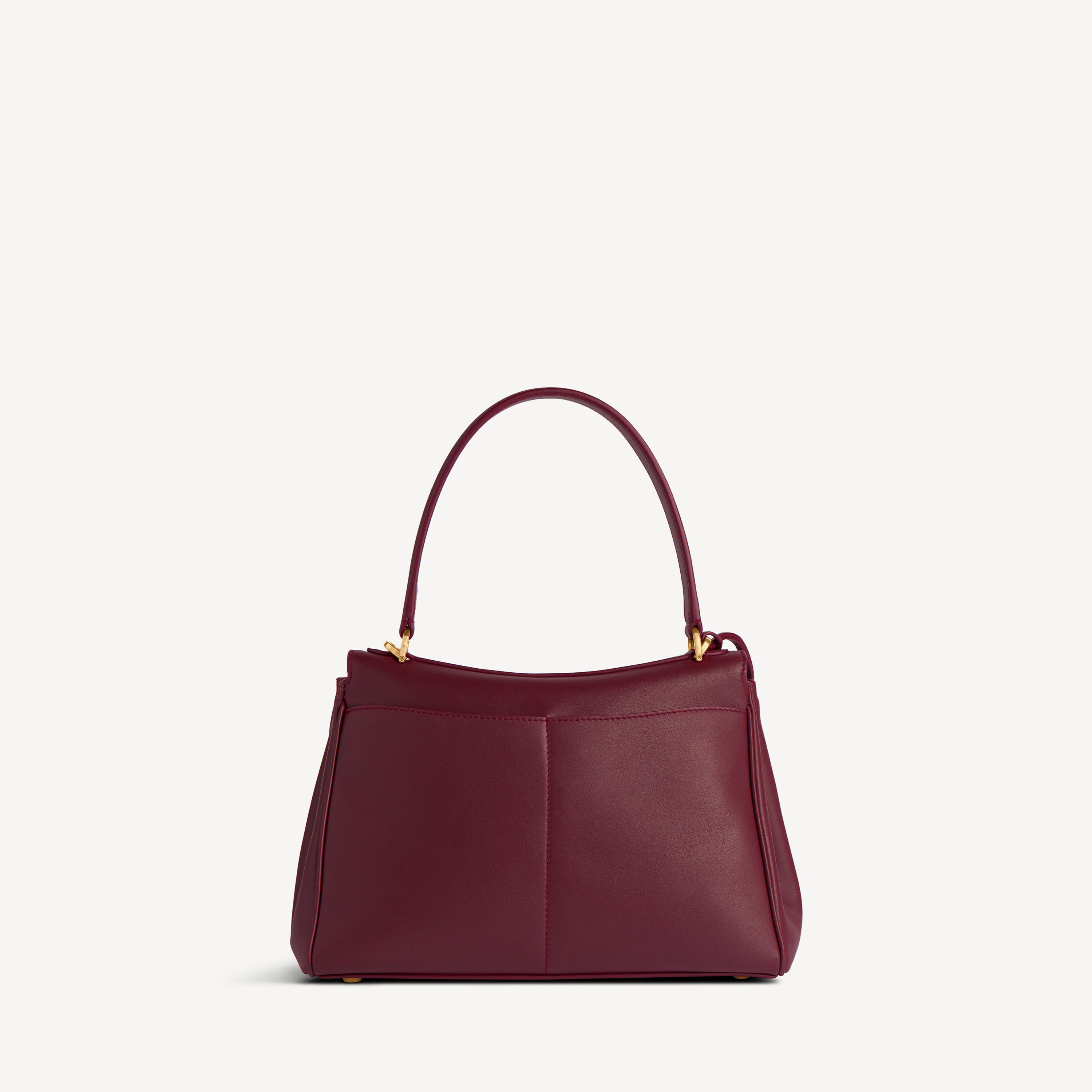 BALENCIAGA Женская маленькая сумка Rodeo в темно-бордовом цвете — фото 3
