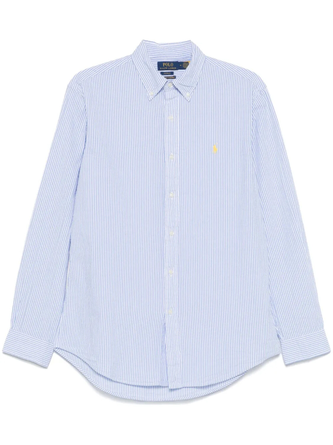 

Рубашка Polo Ralph Lauren из ткани сирсакер, синий