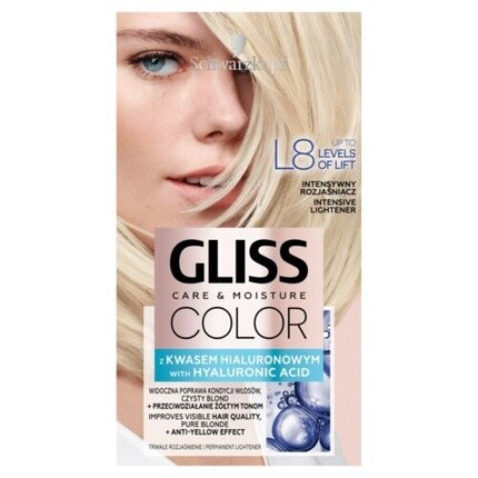 

Интенсивный осветлитель для ухода за цветом и увлажнения L8 Gliss Assorted
