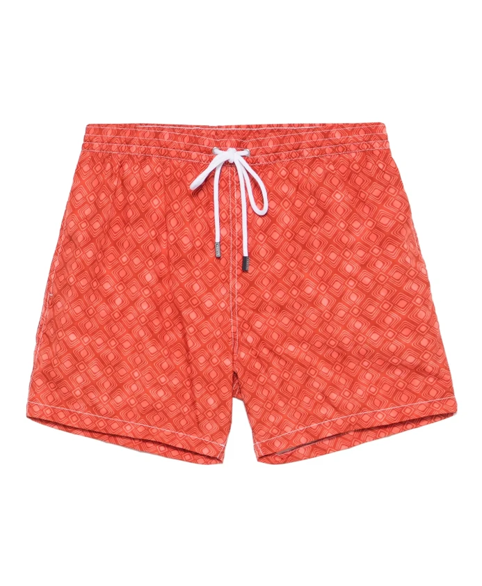 

Плавки из полиэстера с боковыми карманами Barba, красный