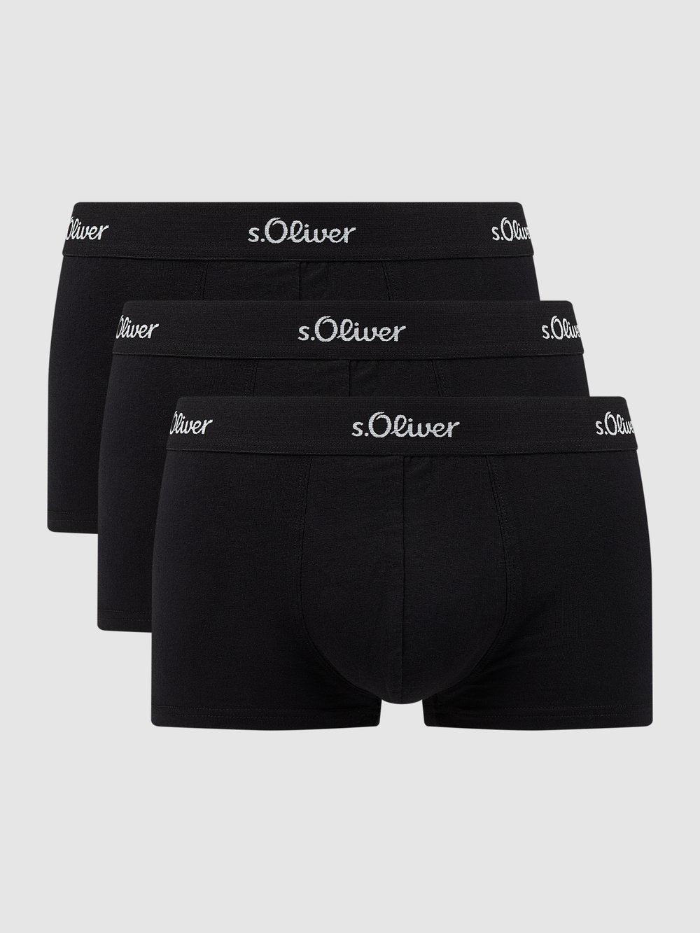

Трусы-боксеры в упаковке по 3 шт s.Oliver RED LABEL, черный