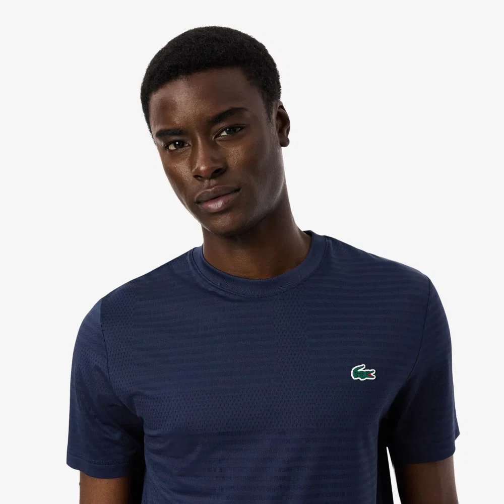 Мужская футболка Tennis Player тёмно-синяя от Lacoste — фото 2