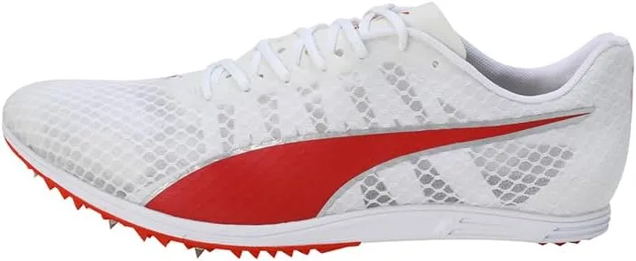 Мужские кроссовки PUMA Evospeed Distance 11, белый/красный/серебряный — фото 2