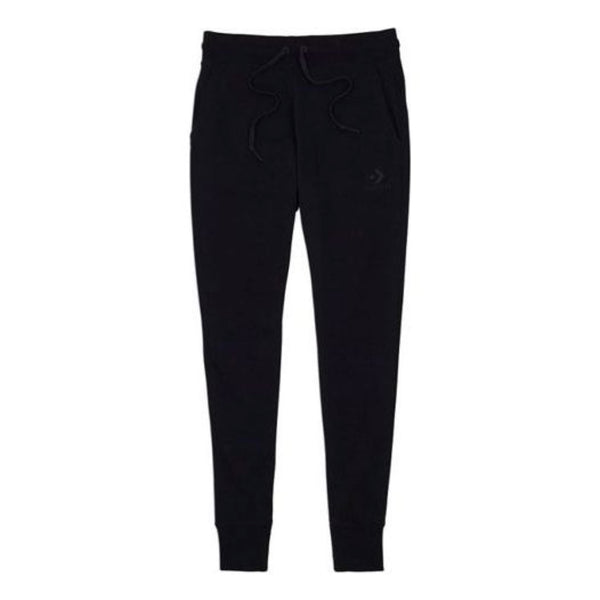 

Брюки high waisted sweatpants 'black' Converse, черный