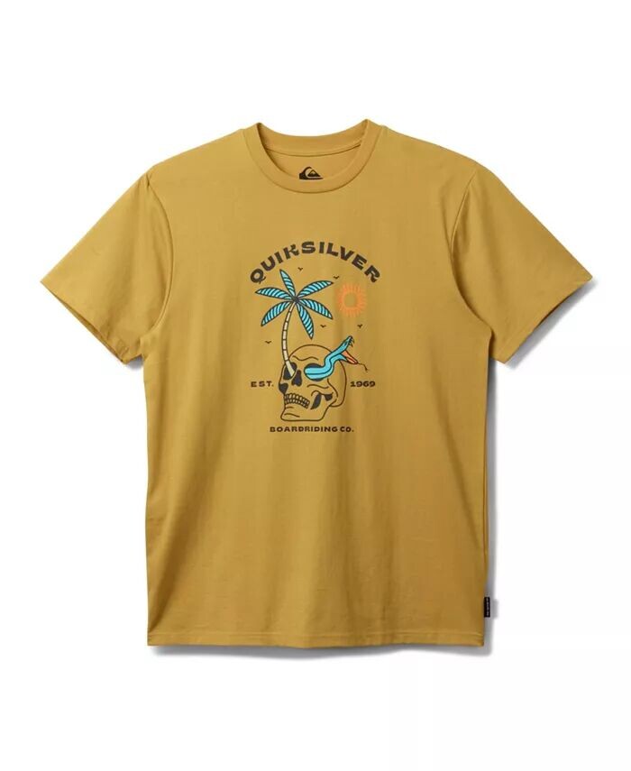 

Мужская футболка с коротким рукавом Palm Snake Quiksilver, желтый