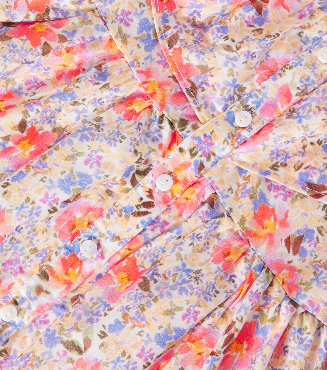 Платье из хлопковой вуали с цветочным принтом Petite Amalie  , Spring Bloom Print — фото 2