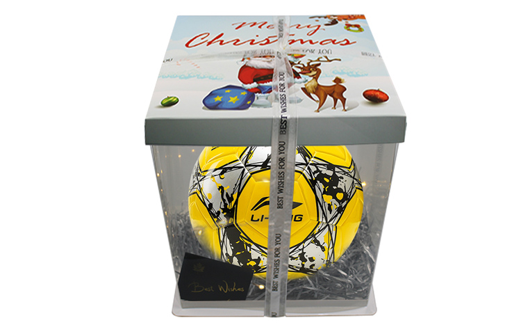 

LINING Размер 5 футбольный мяч TPU бесшовный термосварной унисекс ярко-желтый