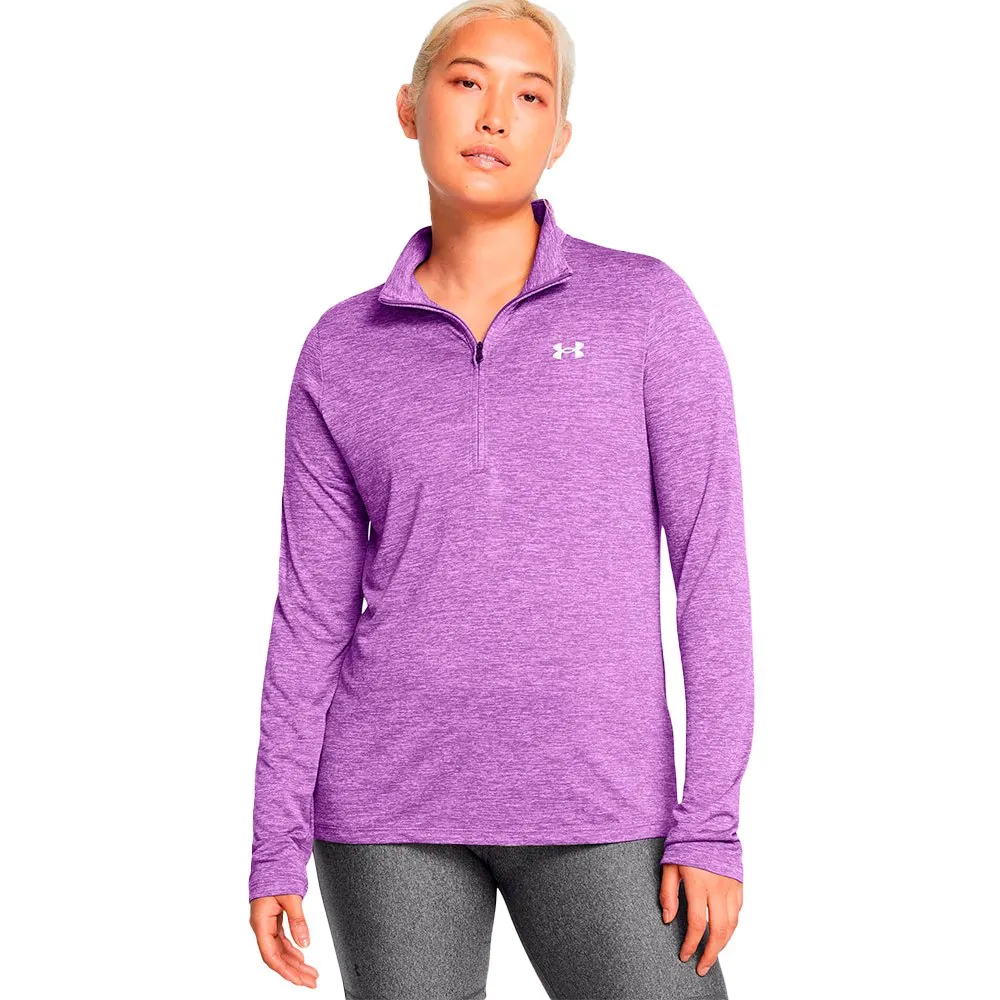 

Толстовка Under Armour Tech Twist half zip, фиолетовый