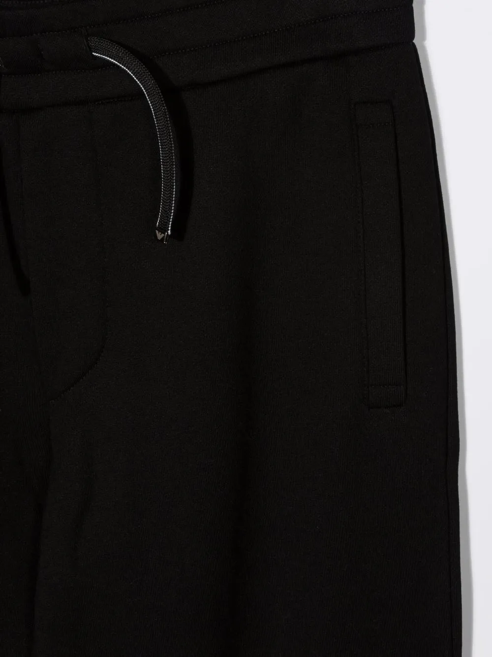 Спортивные брюки с кулиской Emporio Armani Kids, черный — фото 3