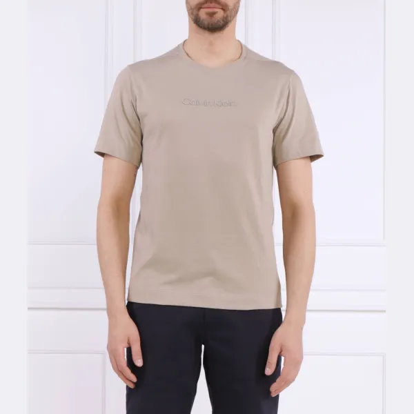 

Футболка стандартного кроя Calvin Klein, бежевый