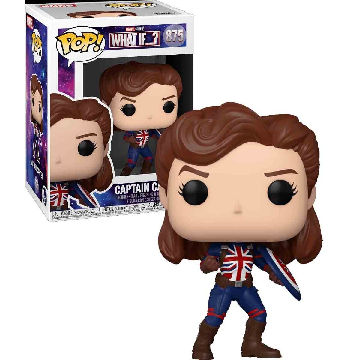 

Funko POP! Marvel What If..., коллекционная фигурка, капитан Картер, 875 г.