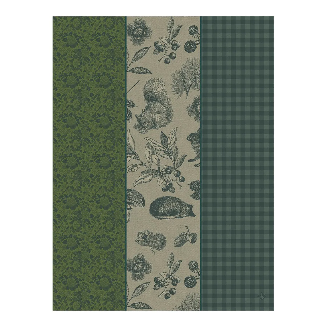 

Хлопковое кухонное полотенце Dans Tryptique Le Jacquard Français, сапен
