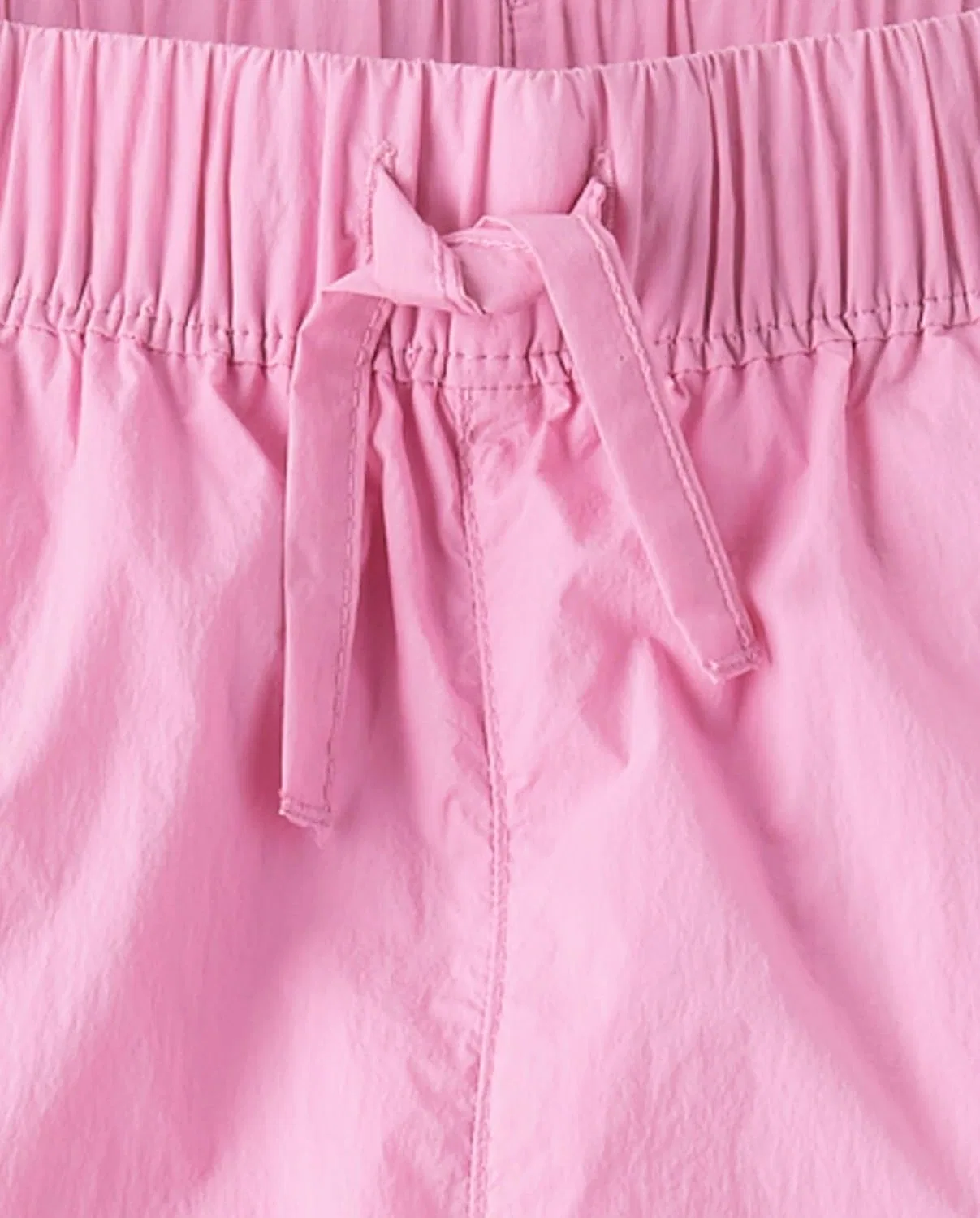 Детские спортивные трикотажные брюки-парашюты The Children's Place для девочек, Strawberry Milk — фото 3