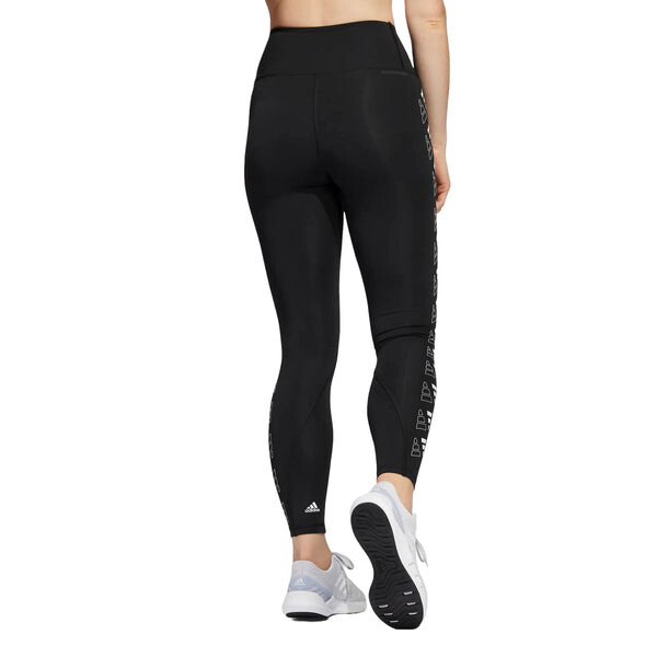 Леггинсы Optime Training Tights Adidas, черный — фото 3