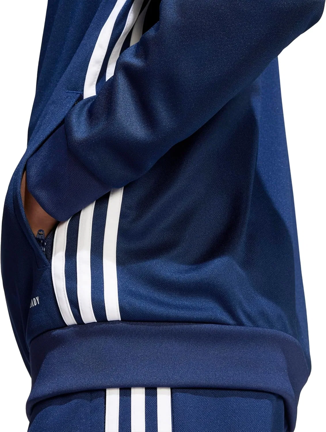 Детская тренировочная куртка adidas Tiro 25, цвет Team Navy Blue/White — фото 3