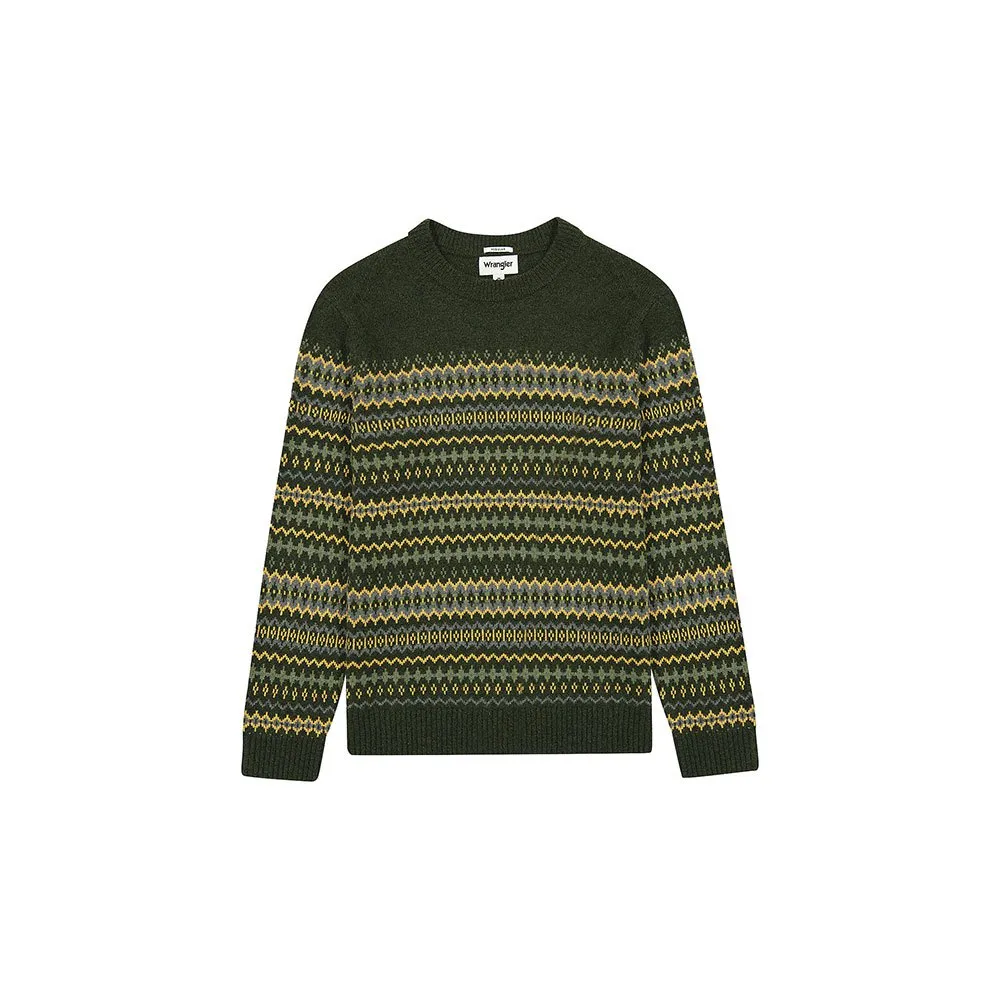 

Свитер Wrangler Fairisle, зеленый