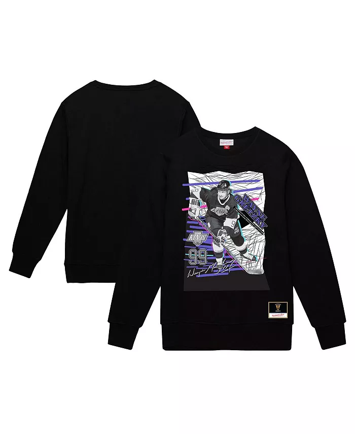 

Мужской черный свитшот с подкладкой Los Angeles Kings Streak от Wayne Gretzky Mitchell & Ness