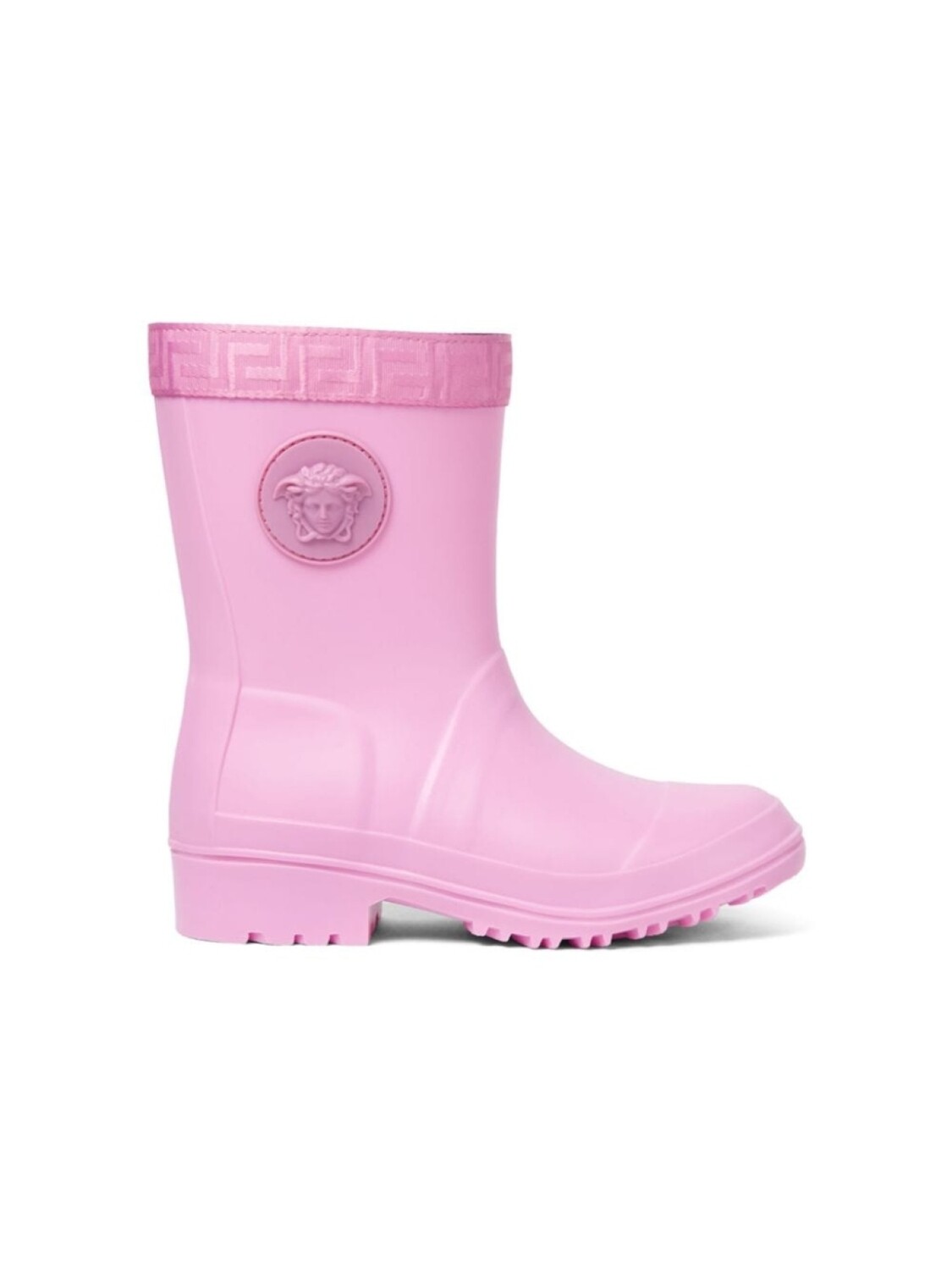 

Versace Kids резиновые сапоги с тиснением Medusa, розовый