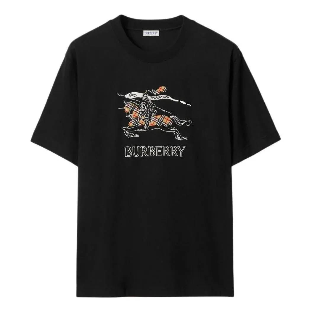 Футболка Burberry Sketch, хлопок, черный
